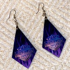 *LAST PAIR*  HARLEY DAVIDSON EARRINGS.